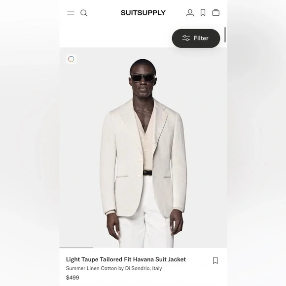 SuitSupply Linen & Hemp Wool Jackets